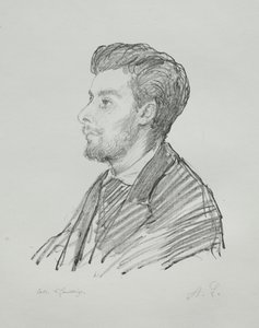 Fréderic Régamey af Alphonse Legros