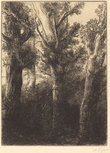 German Forest, Downley. af Alphonse Legros