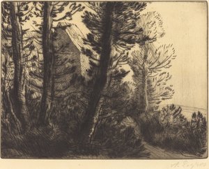 Vagt hus af Alphonse Legros