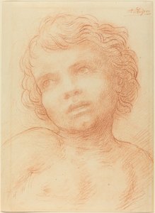 Hoved af et barn af Alphonse Legros