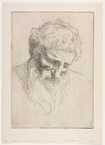 Hoved af en mand af Alphonse Legros