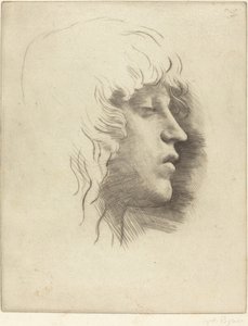Hoved af en ung pige Hoved af en ung pige. af Alphonse Legros
