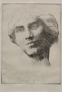 Leder af en ung kvinde af Alphonse Legros