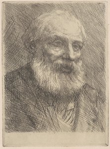 Hoved af en gammel mand af Alphonse Legros