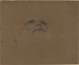Hoved af en gammel mand af Alphonse Legros