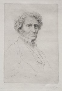 Hector Berlioz af Alphonse Legros