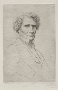 Hector Berlioz af Alphonse Legros