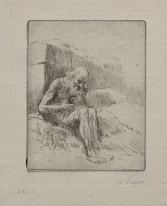 Job (anden plade) af Alphonse Legros