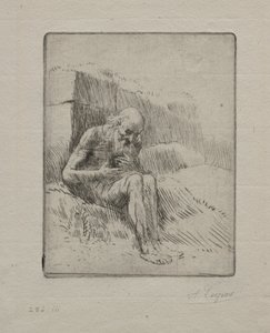 Job 2. Plade. af Alphonse Legros