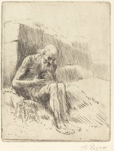 Job, 2. plade. af Alphonse Legros