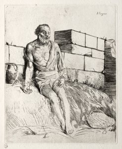 Job første plade. af Alphonse Legros