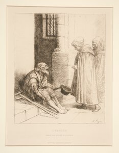 La Charite (velgørenhed) af Alphonse Legros