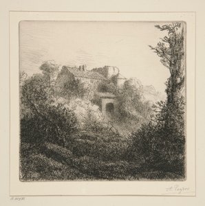 Gården på Bakken af Alphonse Legros