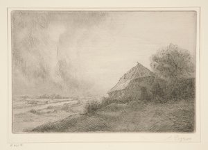 Hytten på Bakken af Alphonse Legros