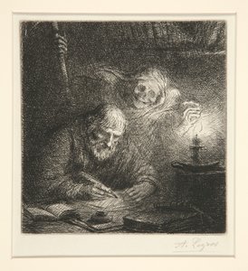 Døden og filosoffen af Alphonse Legros