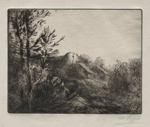 Valoux-gården af Alphonse Legros