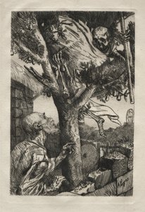 Døden i pæretræet. af Alphonse Legros