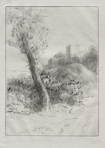 Landskab af Alphonse Legros