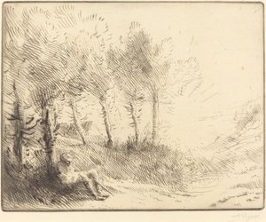 Landskab Landskab. af Alphonse Legros