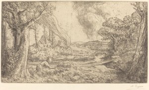 Landskab Landskab. af Alphonse Legros