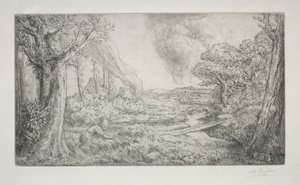 Landskab Landskab. af Alphonse Legros