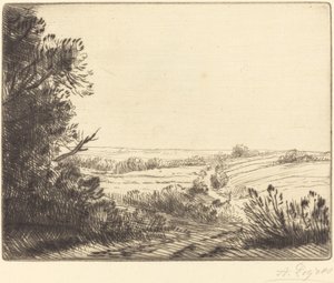 Landskab: Vej til Horville Paysage: Chemin d