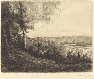 Landskab: Vej til Horville Paysage: Chemin d