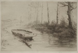 Kanalen: Morgeneffekt af Alphonse Legros