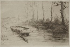 Kanalen: Morgeneffekt. af Alphonse Legros