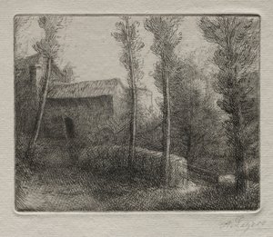 Møllebroen. af Alphonse Legros
