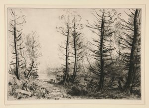 Canal Grande af Alphonse Legros