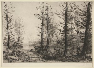 Canal Grande af Alphonse Legros