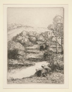 Vaskehus, eller vaskekoner af Alphonse Legros