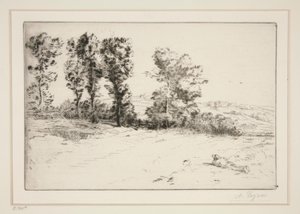 Le pre ensoleille (eng i solskin) af Alphonse Legros