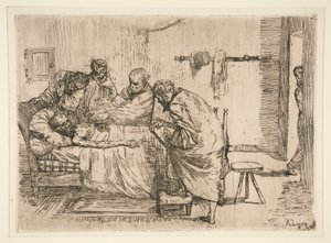 Le verite sur le cas de M. Valdemar (Fakta i sagen M. Valdemar) af Alphonse Legros