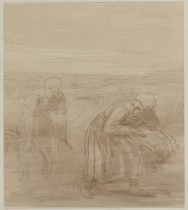 The Gleaners, 1800-tallet. af Alphonse Legros