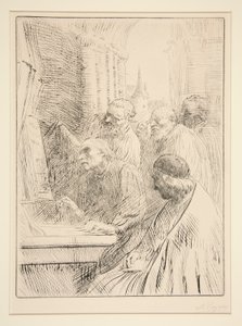 Munkene ved L af Alphonse Legros
