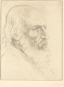 Lord A. Tennyson, 3. plade. af Alphonse Legros