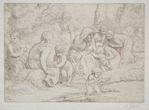 Sommer. af Alphonse Legros