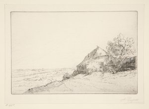 Hytte på Bakken af Alphonse Legros