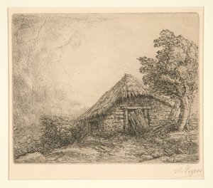 Sommerhus på en Bakke af Alphonse Legros