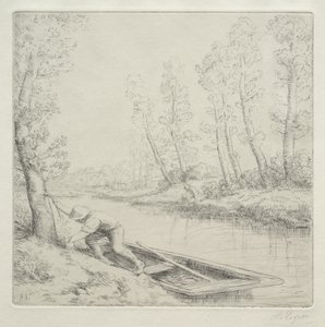 Morgen ved floden af Alphonse Legros
