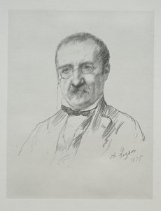 Hr. Champfleury, 1875. af Alphonse Legros