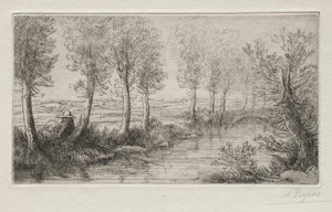Tæt på Møllen af Alphonse Legros