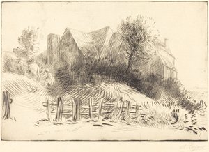 Old Inn En gammel kro. af Alphonse Legros