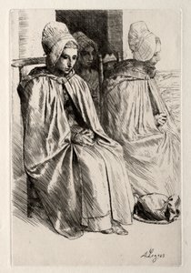 Bondekvinde i kvarteret Boulogne af Alphonse Legros