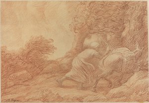 Bonde og Ass af Alphonse Legros