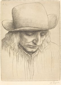 Bonde i en rund hat Bonde i en rund hat. af Alphonse Legros