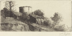 Duetårn af Alphonse Legros