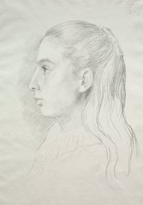 Portræt af frøken Nora E. Legros af Alphonse Legros